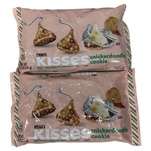 Hershey's KISSES Snickerdoodle Cookie Flavored 9oz Candy Bags 2‎